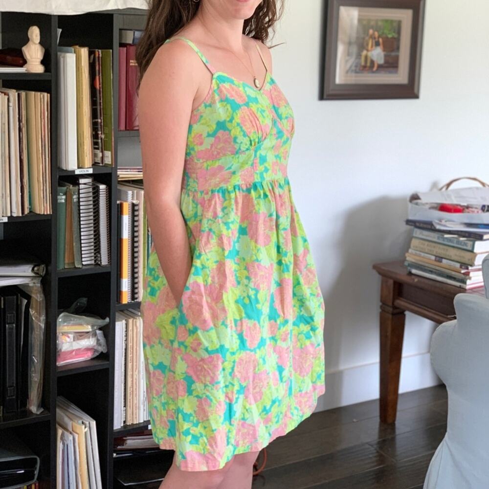 Red Camel Floral Fit & Flare Sun Dress, Size S